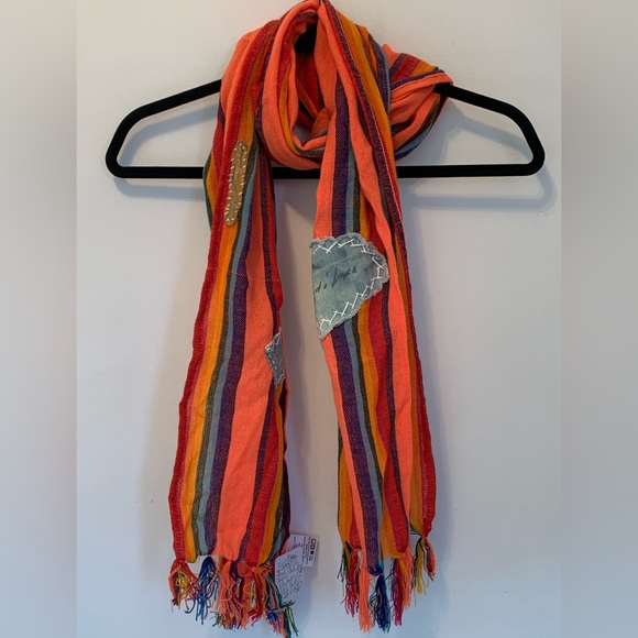 Free People  scarf. Artisan de luxe .100% Acrílico.Múltiple colors design ❤️new - Picture 8 of 8